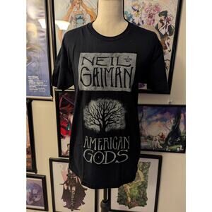 Out of Print American Gods T Shirt Sz S